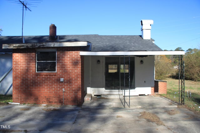 view of rear view of house