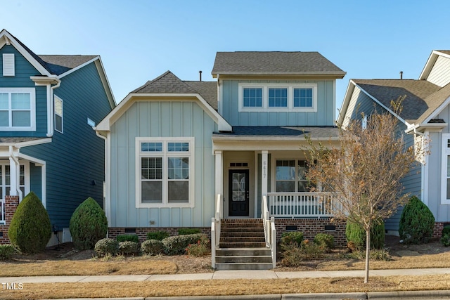 view of front of house featuring a porch