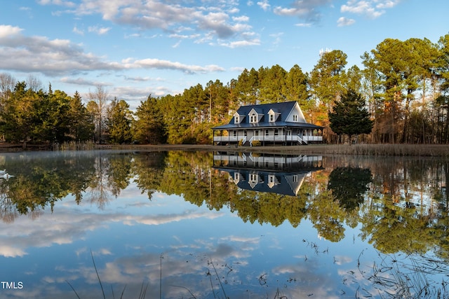 property view of water