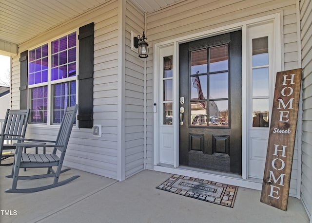 view of property entrance