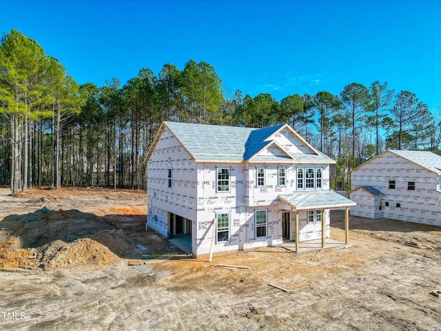 view of property in mid-construction