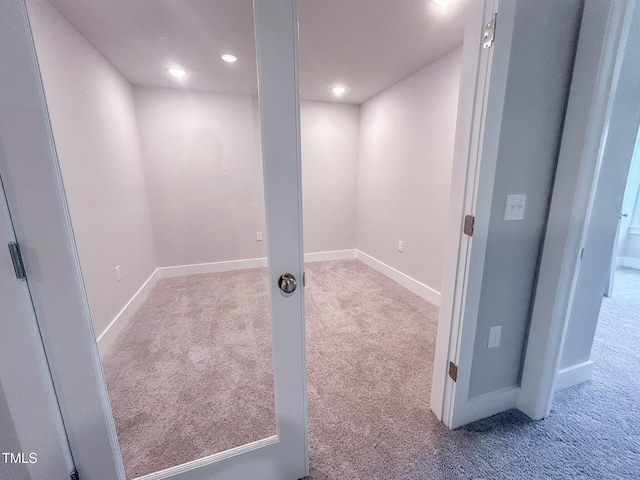 207 Pond View Ct Unit 3, Fuquay Varina, NC 27526 - basement with carpet, recessed lighting, and baseboards