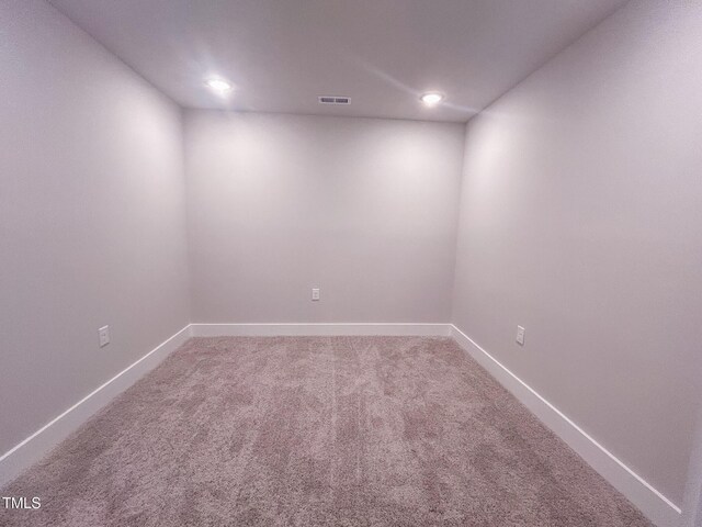 207 Pond View Ct Unit 3, Fuquay Varina, NC 27526 - unfurnished room with carpet, recessed lighting, and baseboards