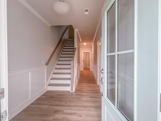 207 Pond View Ct Unit 3, Fuquay Varina, NC 27526 - staircase featuring wood finished floors