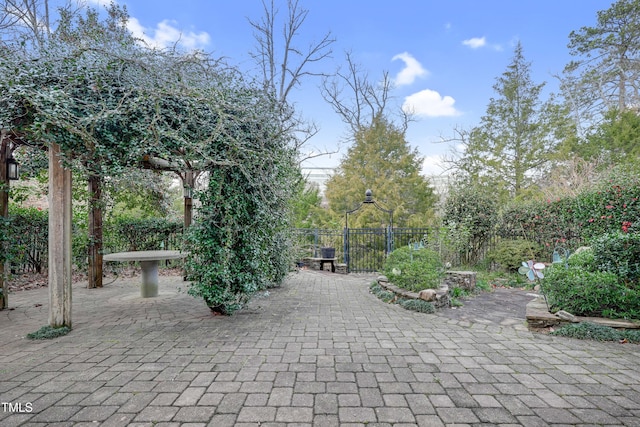 view of patio