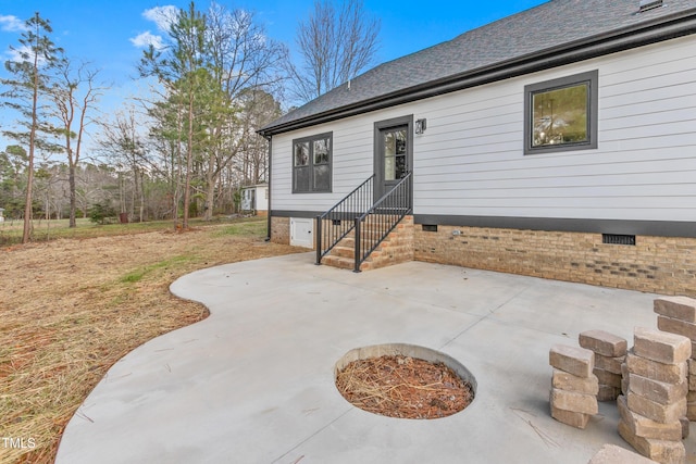 exterior space featuring a patio area