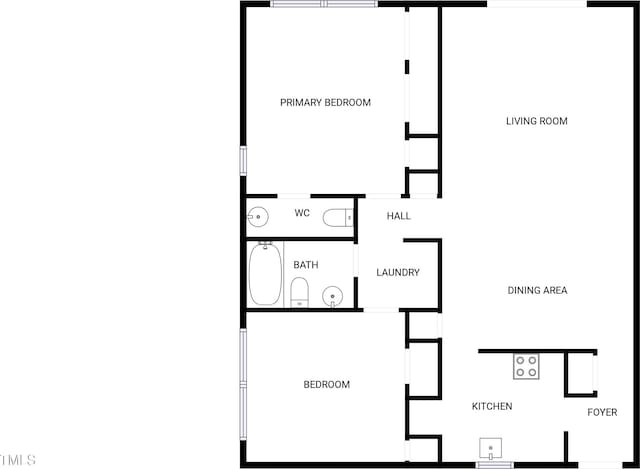 5038 Flint Ridge Pl, Raleigh, NC 27609 - view of floor plan / room layout