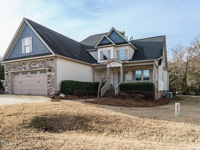 view of front of home with a porch