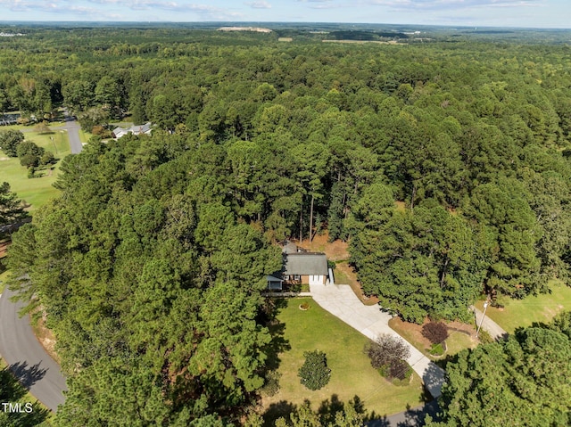 aerial view with a view of trees