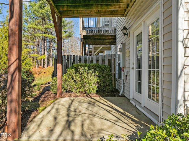 view of patio