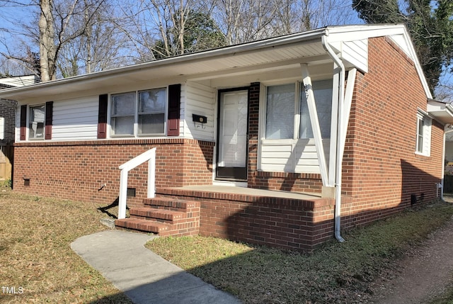 view of front of house with covered porch