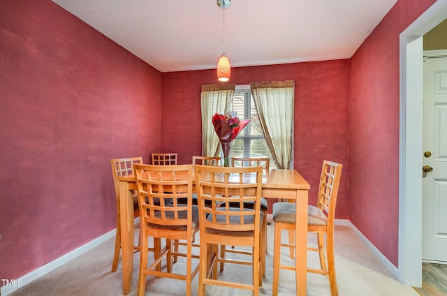 view of dining room