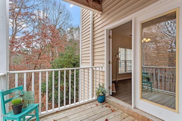 524 Glenolden Ct, Cary, NC 27513 - view of balcony