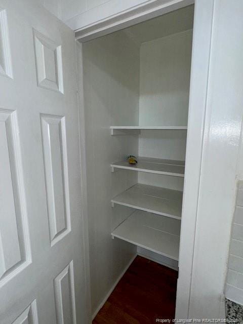 view of closet