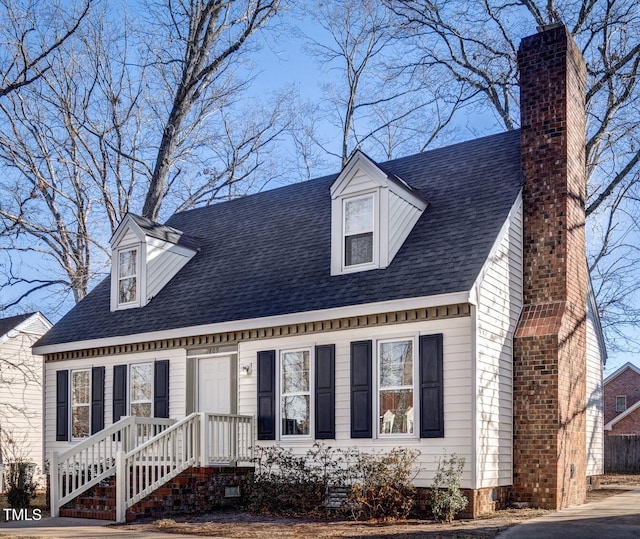 view of cape cod-style house