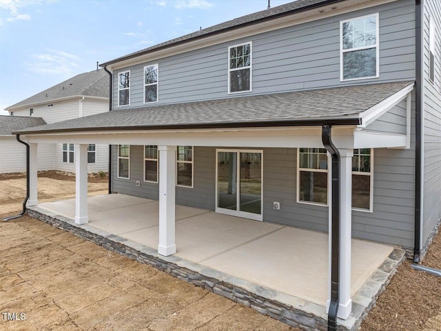 back of house featuring a patio