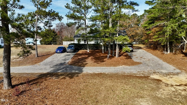 view of entry to storm shelter