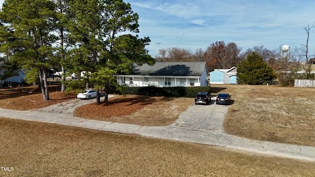 view of front of home