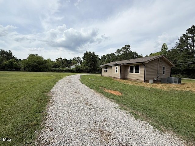 2253 NC Highway 96 S, Franklinton, NC 27525 - ranch-style house with driveway and a front yard