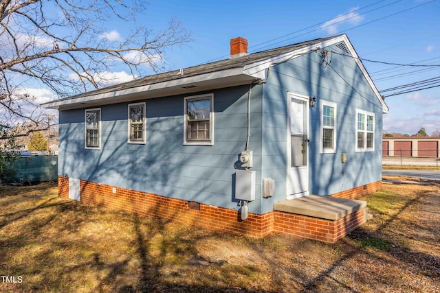 view of rear view of house