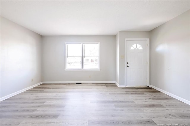 entryway featuring light hardwood / wood-style flooring