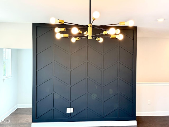 room details featuring hardwood / wood-style flooring