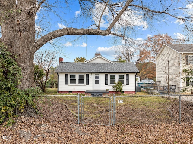 view of front of home