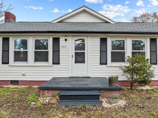 view of front of property