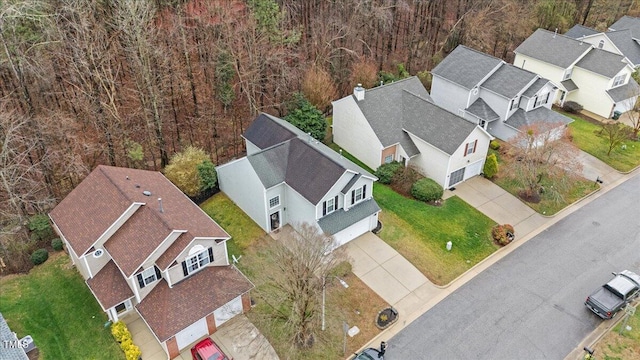 birds eye view of property featuring a residential view