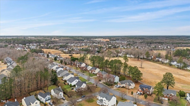 birds eye view of property featuring a residential view