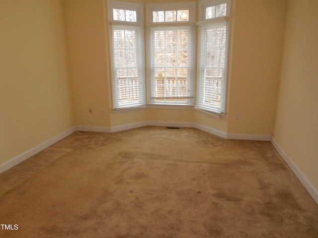 unfurnished room with carpet