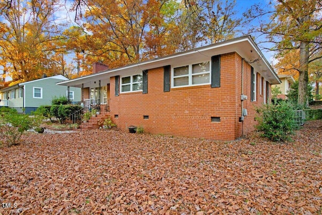 view of front of house with a porch