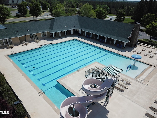 view of pool