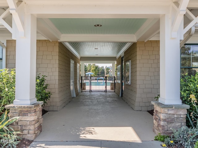 view of patio