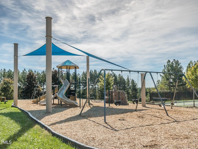 view of communal playground