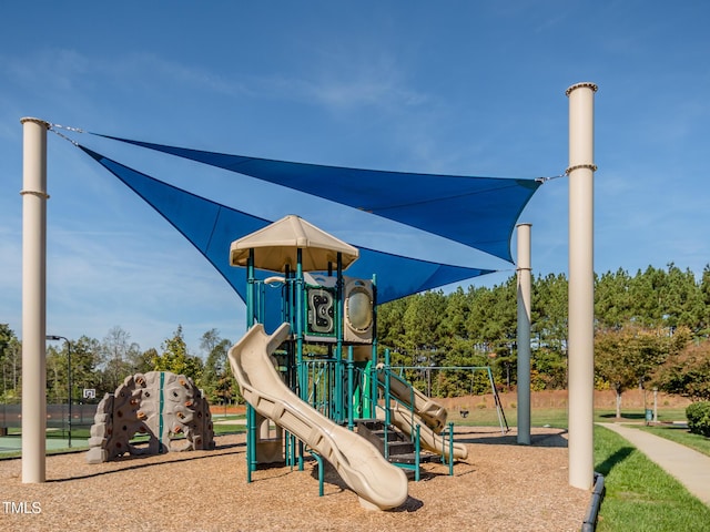 view of communal playground