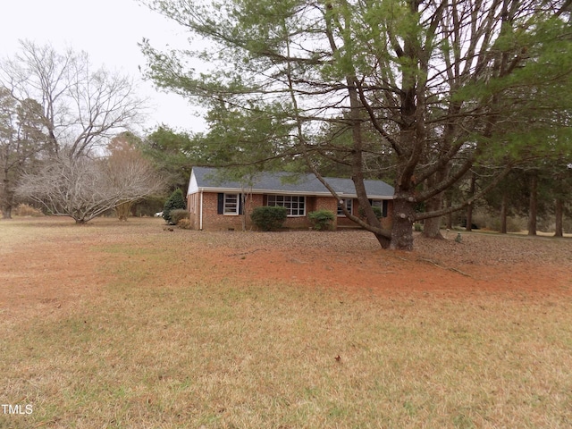 view of ranch-style home