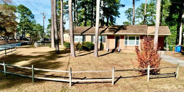 view of ranch-style home