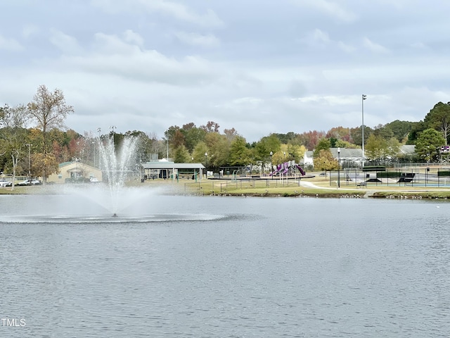 view of water feature