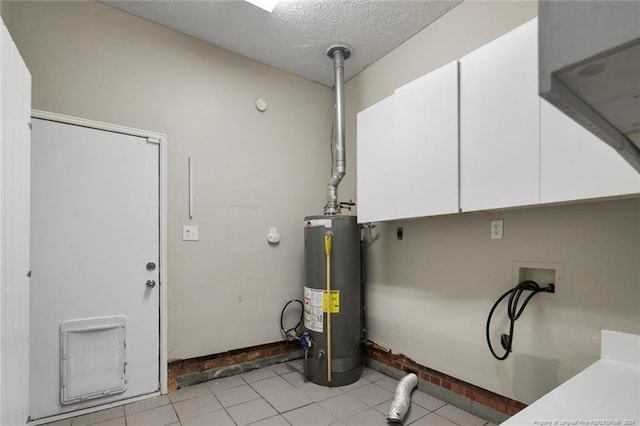 utility room featuring gas water heater