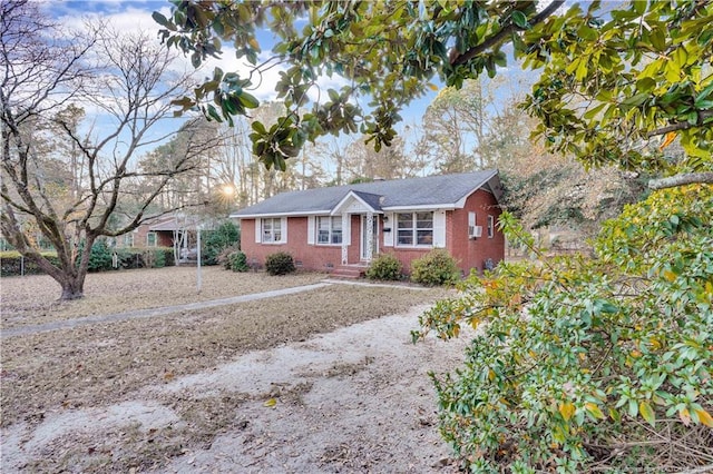 view of ranch-style house