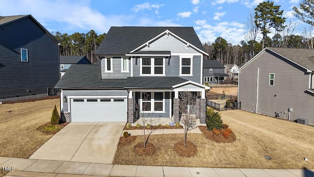 view of front property with a front yard