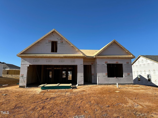 view of property in mid-construction