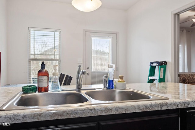 kitchen featuring sink