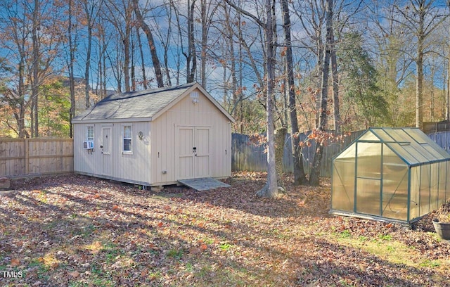 view of outbuilding