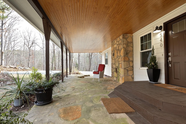 540 Patterson Dr, Chapel Hill, NC 27516 - view of patio / terrace featuring a porch