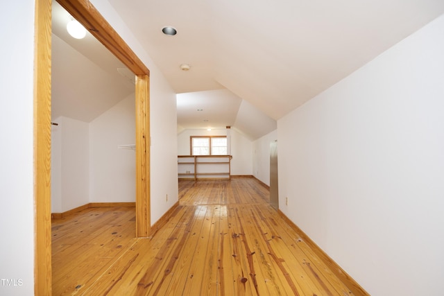 540 Patterson Dr, Chapel Hill, NC 27516 - additional living space with lofted ceiling, light wood-style floors, and baseboards