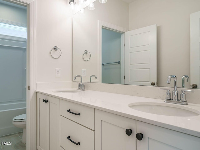 1809 Bright Lantern Way, Wendell, NC 27591 - full bathroom featuring double vanity and toilet