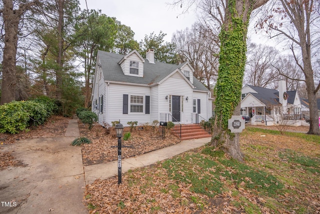 view of cape cod-style house