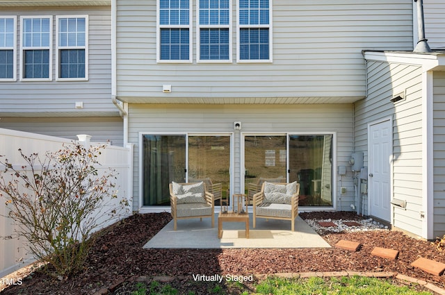 exterior space featuring a patio area